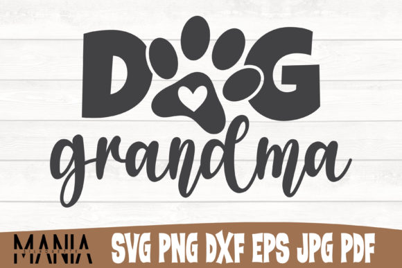 Dog Grandma Svg Cut File Design: Graphics for Handmade Creators