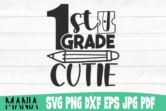 First Grade Cutie Svg Cut File Design Review