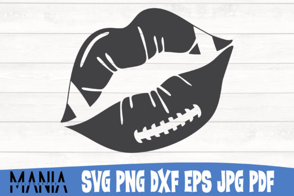 Football Kiss Svg Cut File Design Graphics Review