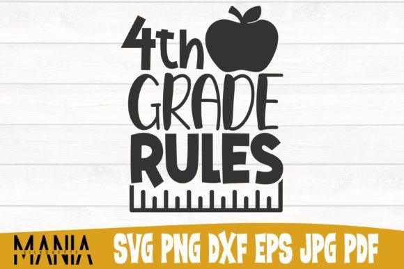 Fourth Grade Rules Svg Cut File Graphics and Graphic Templates Review