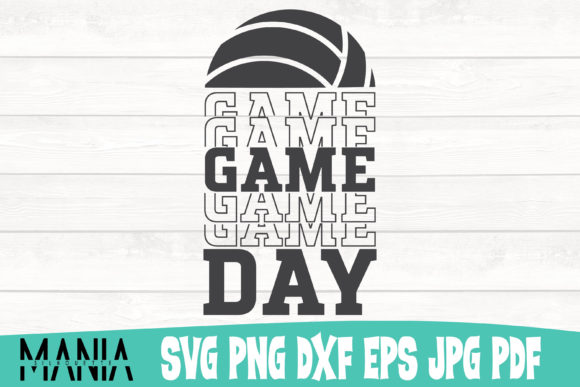 Game Day 2 Volleyball Svg Cut FIle Graphics Review