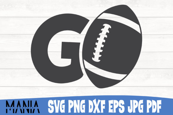 Go Football Svg Cut File Design Graphics and Graphic Templates