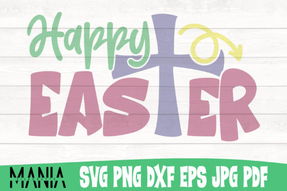 Happy Easter SVG Design: A Versatile Graphic Template for Branding
