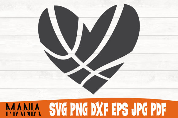 Heart Basketball Svg Cut File Design Graphics and Graphic Templates