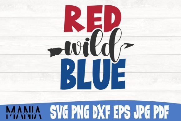 Red Wild Blue Svg Cut File Design Graphics & Graphic Templates Review