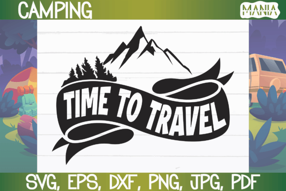 Time to Travel Svg Cut File Graphics and Graphic Templates Review