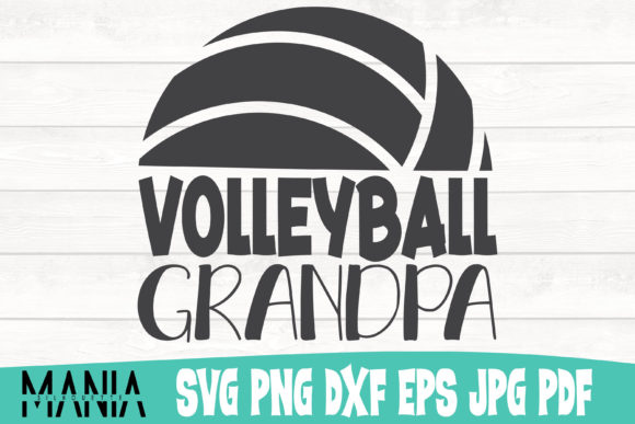 Volleyball Grandpa Svg Cut File Design Graphics Review